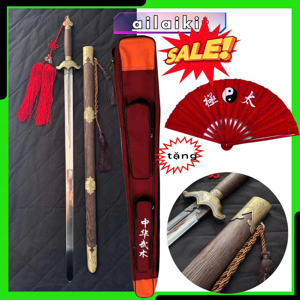 Kiếm Vỏ Gỗ Cao Cấp Võ Cổ Truyền, Wushu Shop Ailaikit