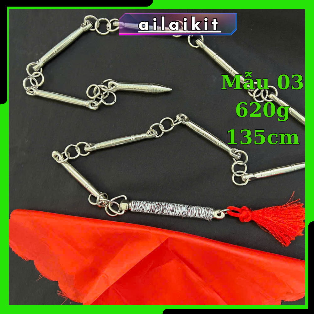 Nhuyễn Tiên Inox 9 Khúc Tập Võ Cổ Truyền Cửu Tiết Tiên AILAIKIT